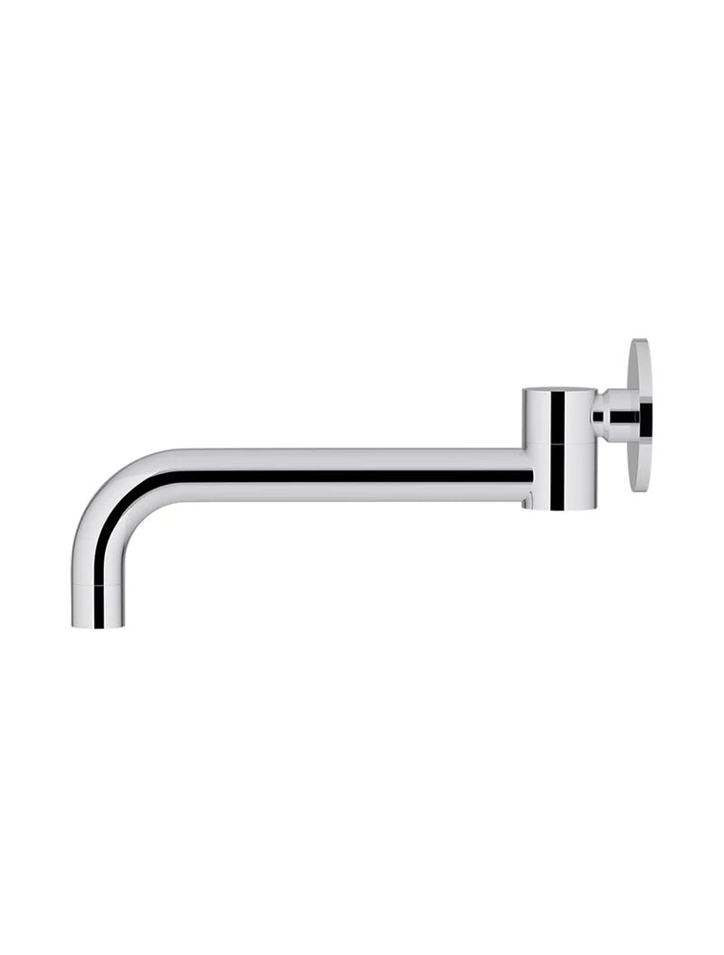 Meir Round Swivel Wall Spout Chrome