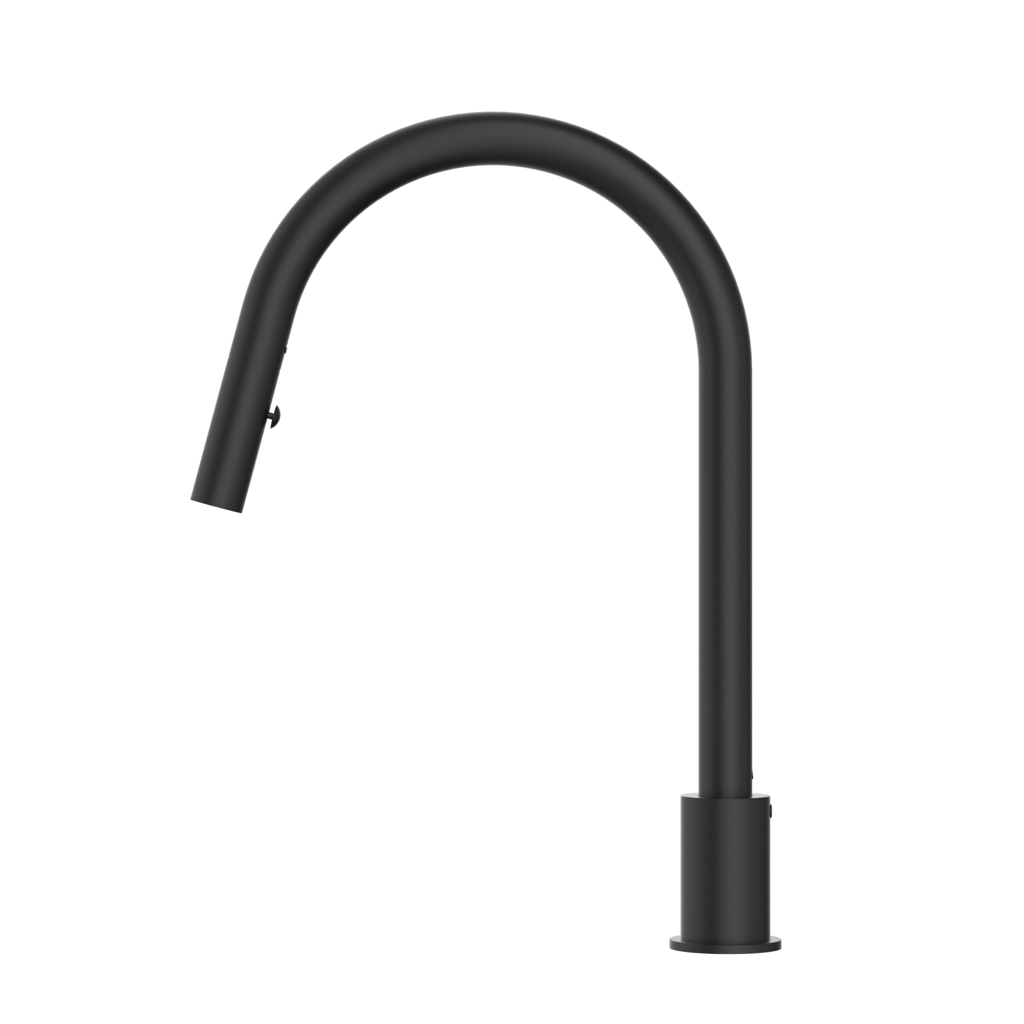 Meir Kitchen hob spout with pull out nozzle - Matte Black — image 2
