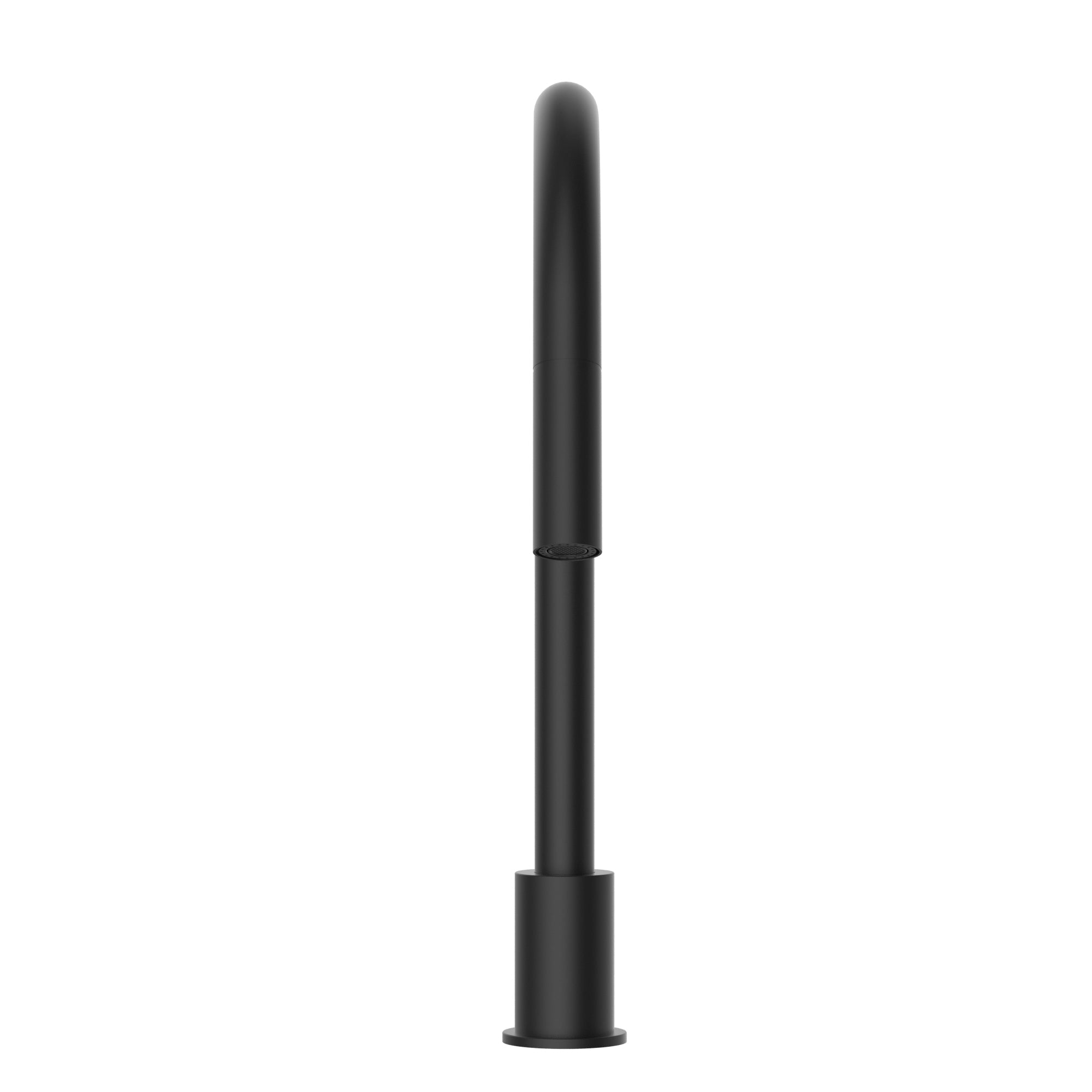 Meir Kitchen hob spout with pull out nozzle - Matte Black — image 3
