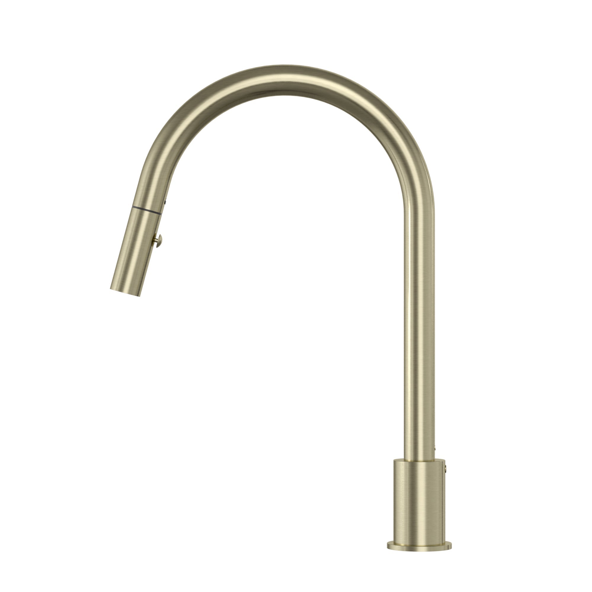 Meir Kitchen hob spout with pull out nozzle - Tiger Bronze — image 2