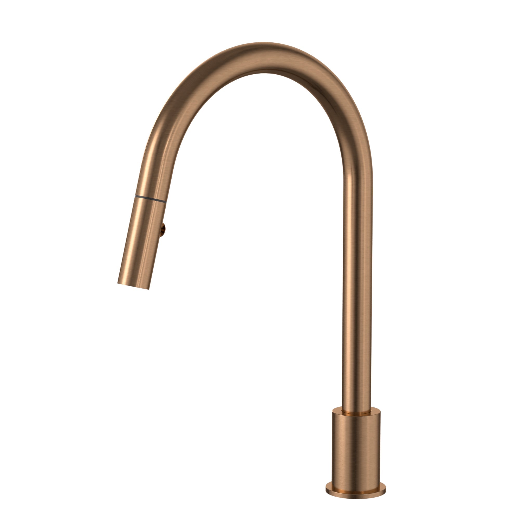 Meir Kitchen hob spout with pull out nozzle - Lustre Bronze — image 1