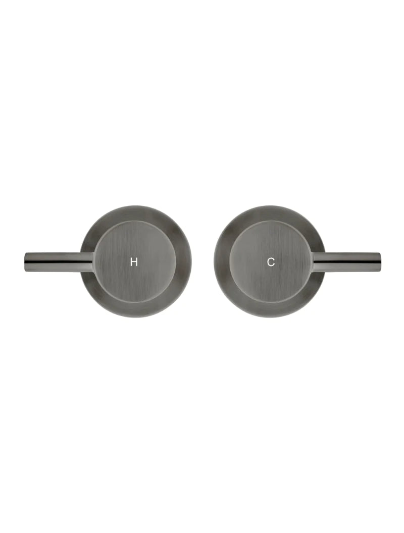 Meir Round Quarter Turn Wall Top Assemblies - Shadow