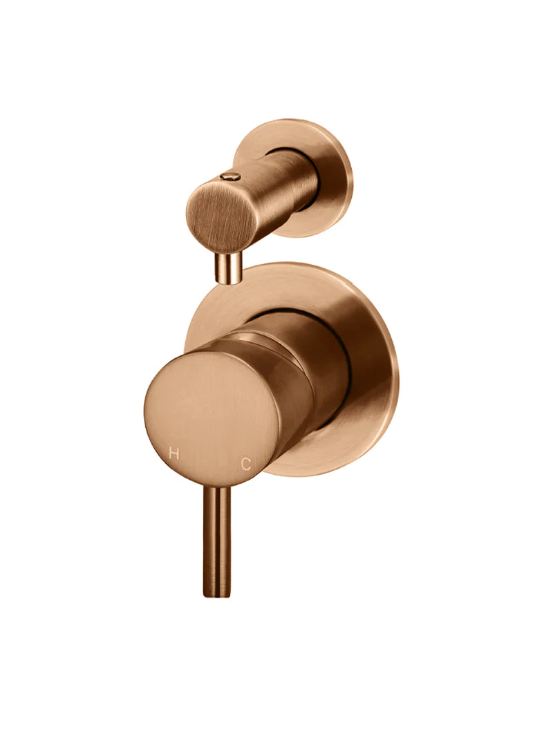 Meir Round Diverter Mixer Lustre Bronze