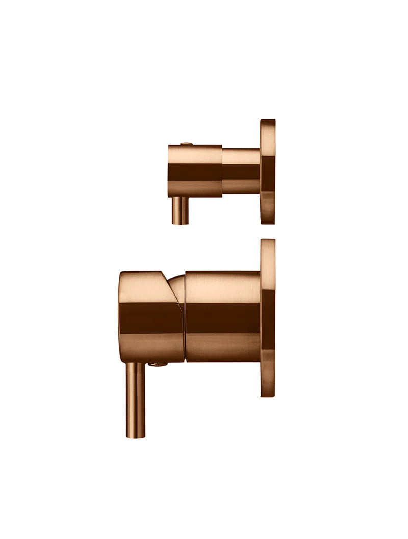 Meir Round Diverter Mixer Lustre Bronze