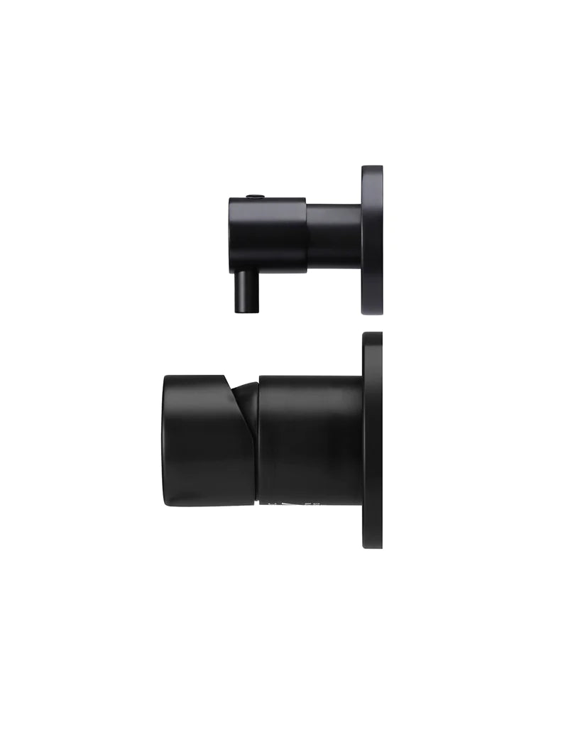 Meir Round Pinless Diverter Mixer Matte Black