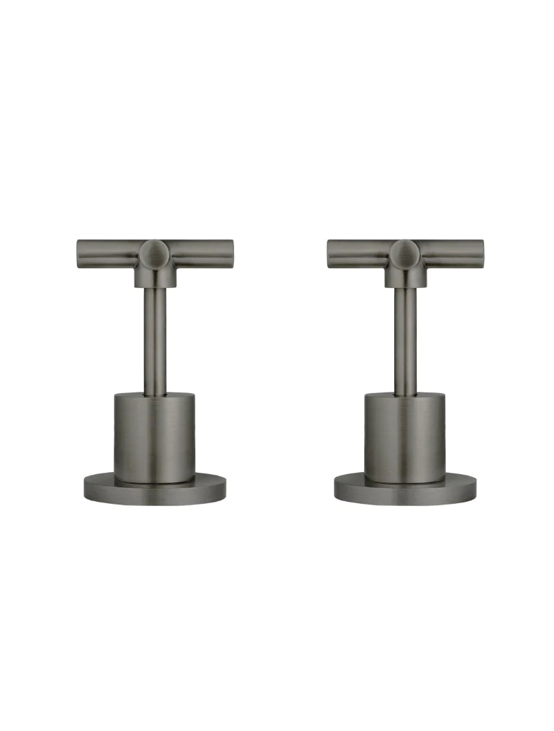 Meir Round Cross Jumper Valve Wall Top Assemblies Shadow