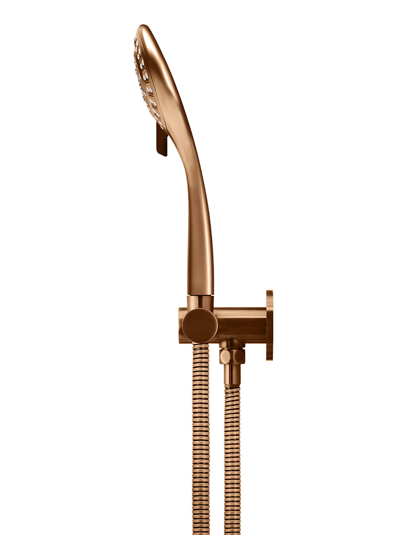 Meir Round Hand Shower on Swivel Bracket, Lustre Bronze