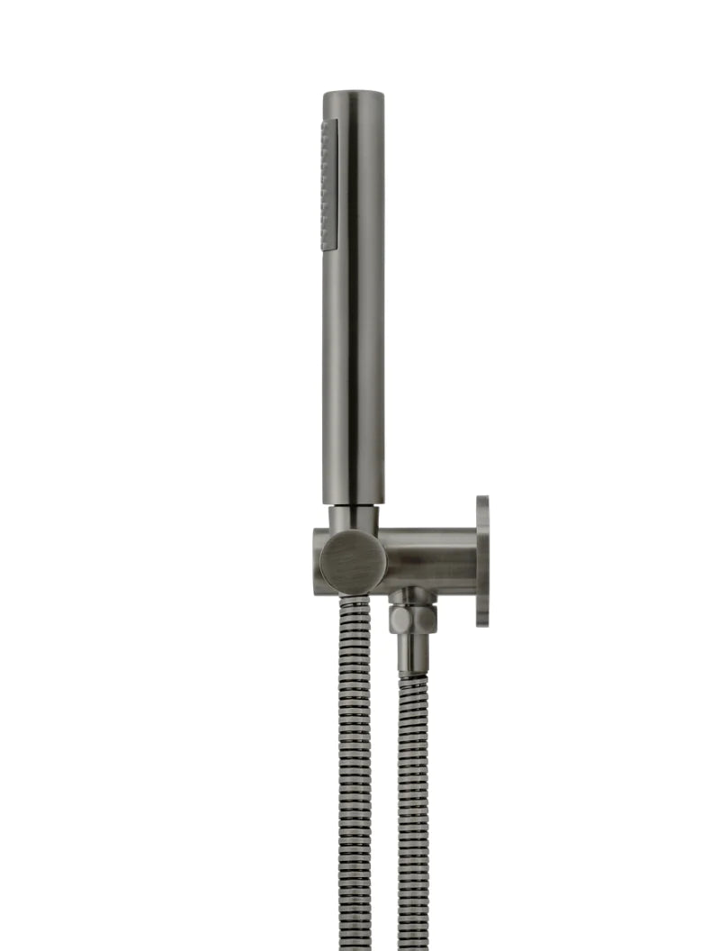 Meir Round Hand Shower on Swivel Bracket - Shadow