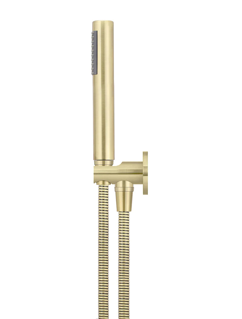 Meir Round Hand Shower on Bracket PVD Tiger Bronze