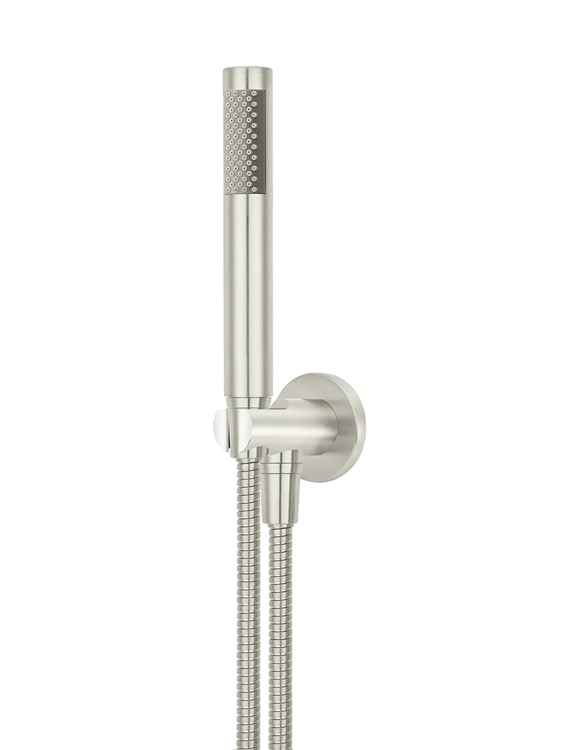 Meir Round Hand Shower on Bracket - Brushed Nickel