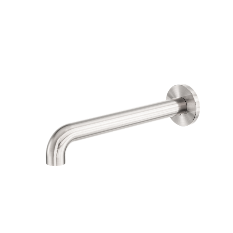 Nero Zen SS316L 230mm Round Basin/Bath Spout Only Brushed Nickel
