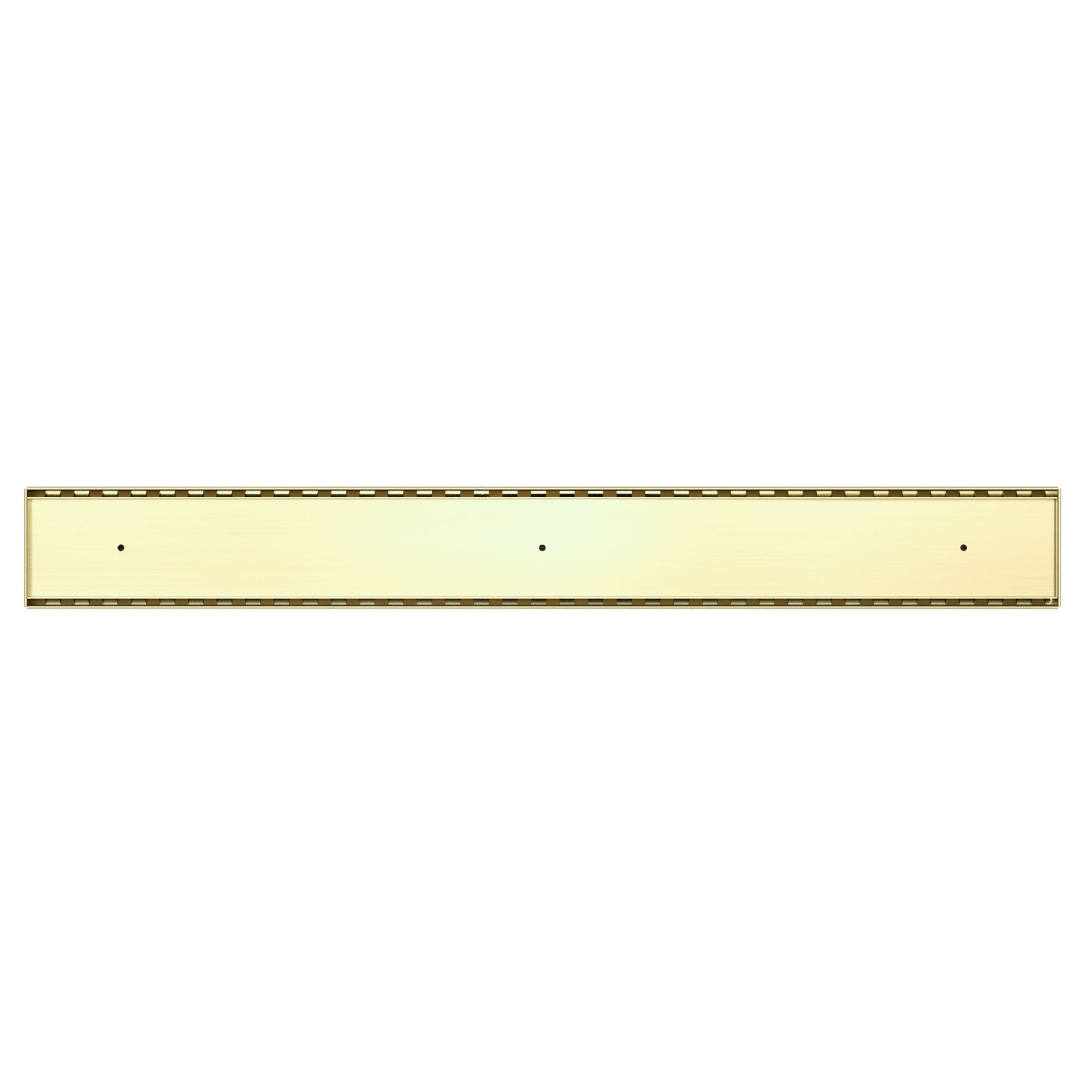 Nero TILE INSERT V CHANNEL FLOOR GRATE 50MM OUTLET Brushed Gold
