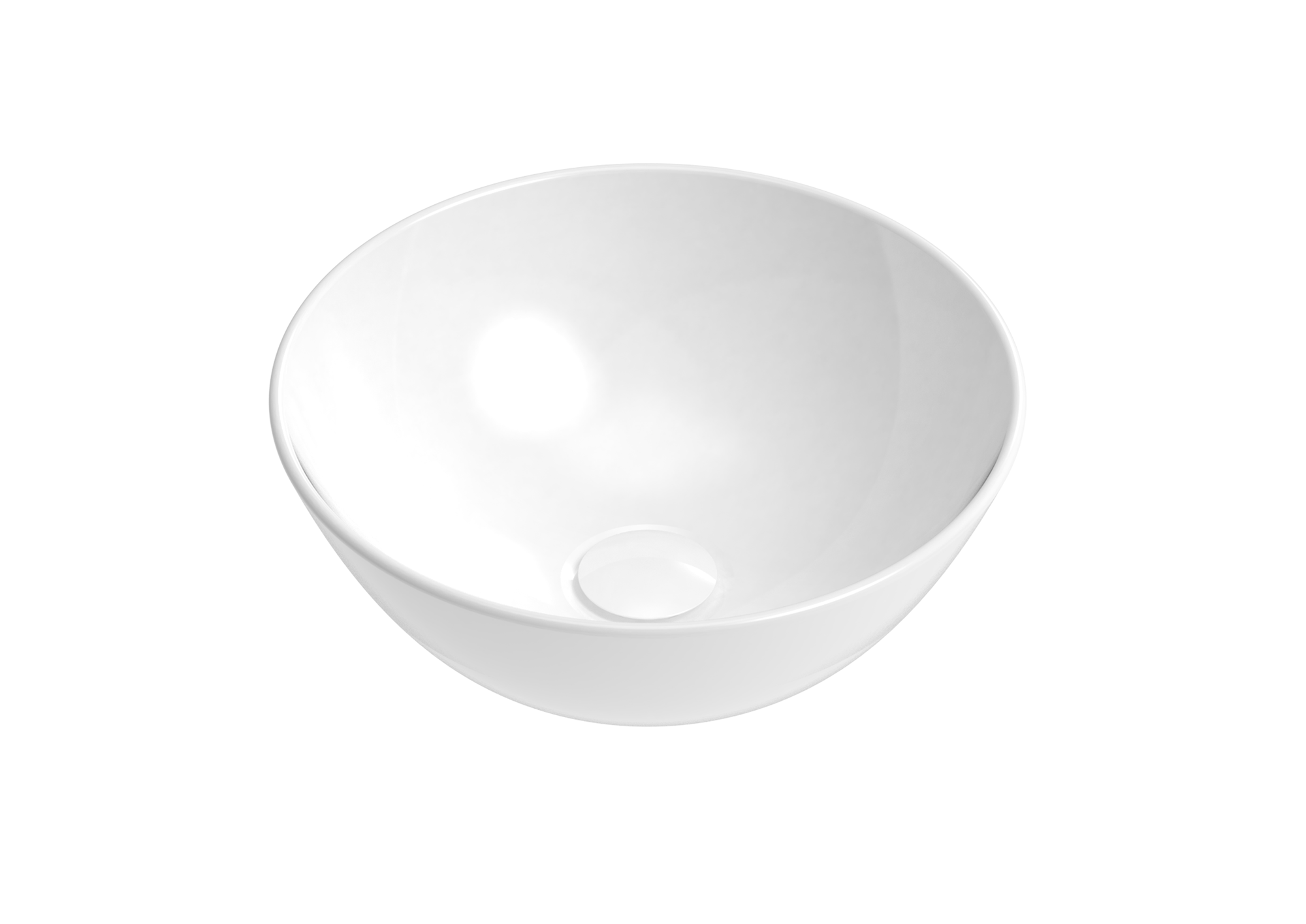 ADP Pluto Gloss White Above Counter Basin
