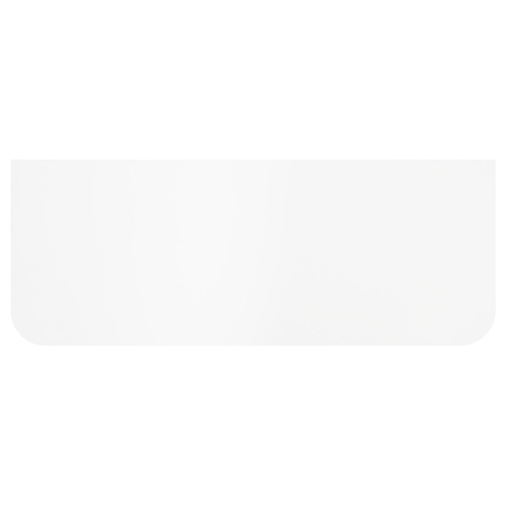 Fienza Pure White Solid Surface Vanity Benchtop, Curved Full Depth