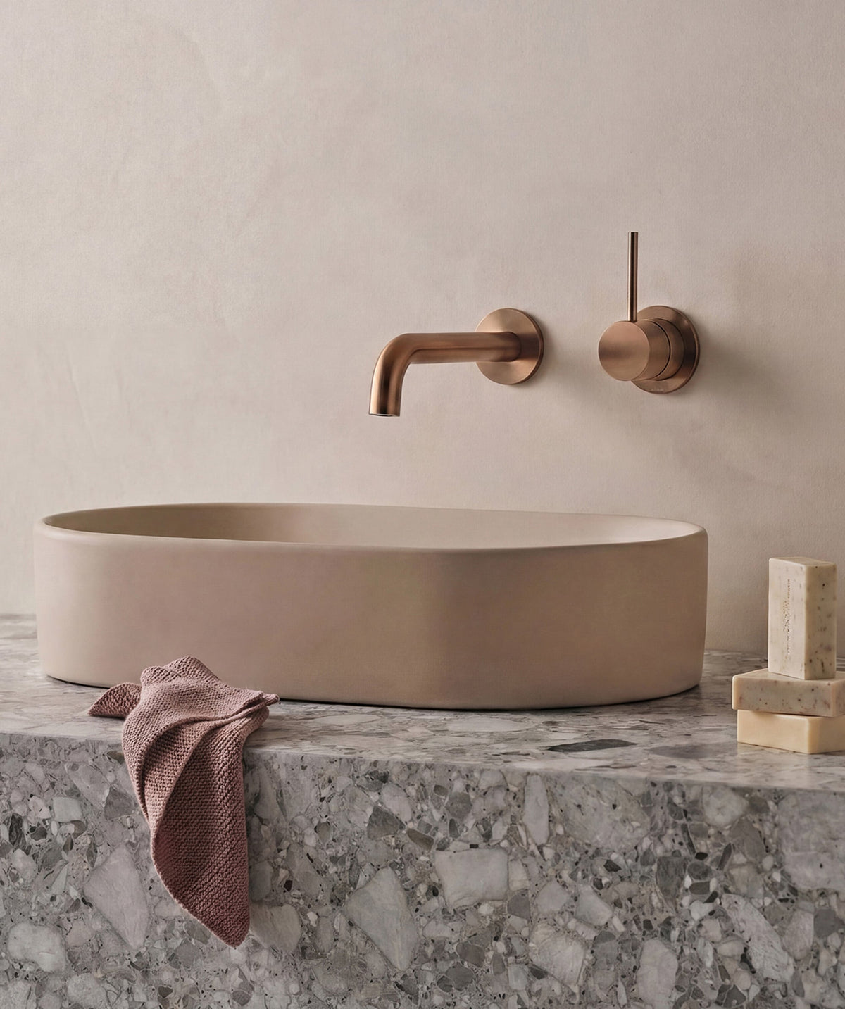 Seima Aurora 530 ceramic basin - Smoky Taupe Silk Matte