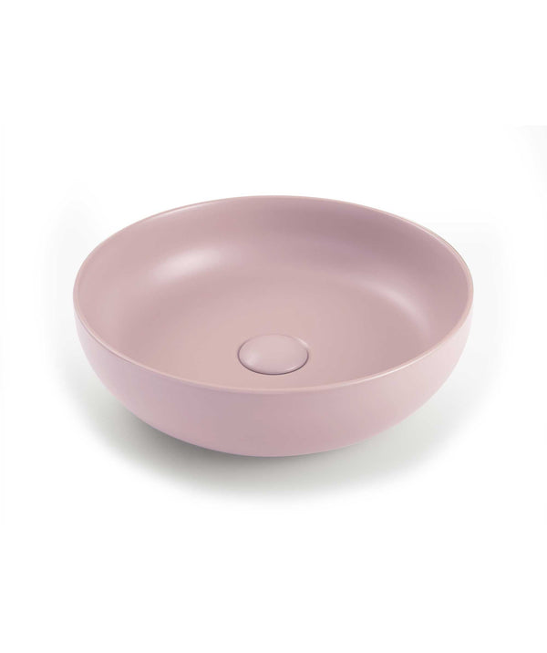 Seima Aurora 380 Above Counter Ceramic Basin - Rose Quartz Silk Matte