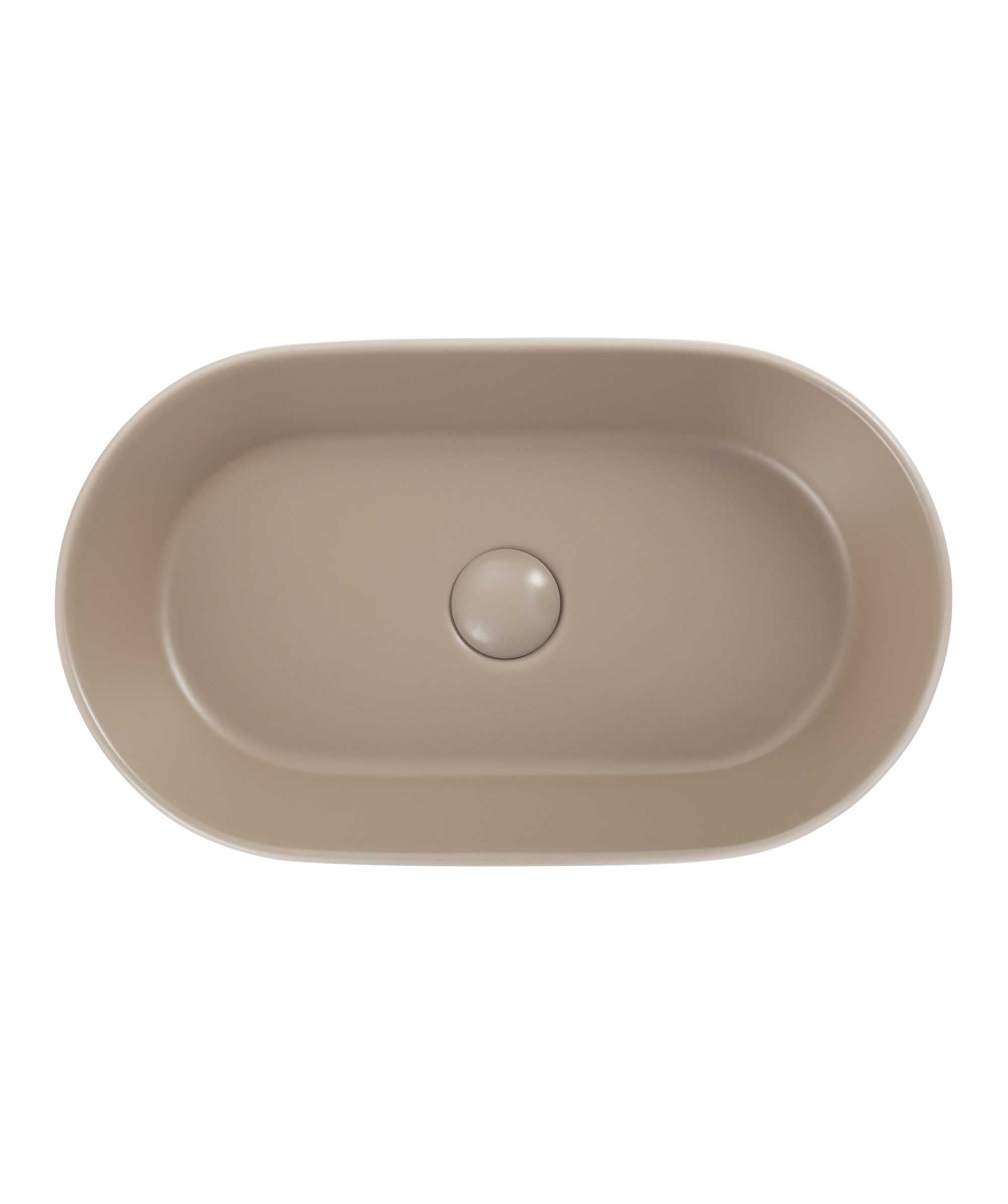 Seima Aurora 530 ceramic basin - Smoky Taupe Silk Matte