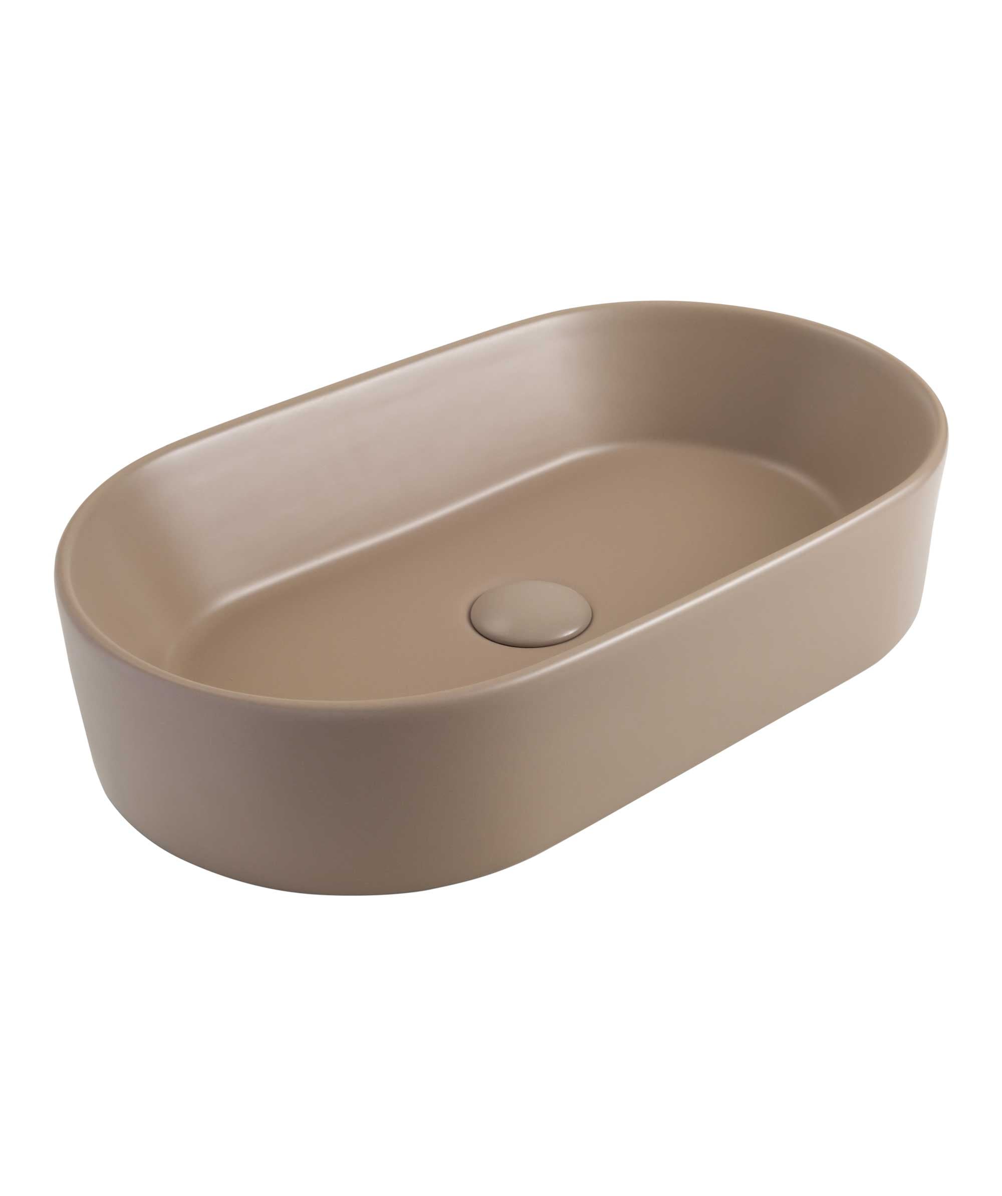 Seima Aurora 530 ceramic basin - Smoky Taupe Silk Matte