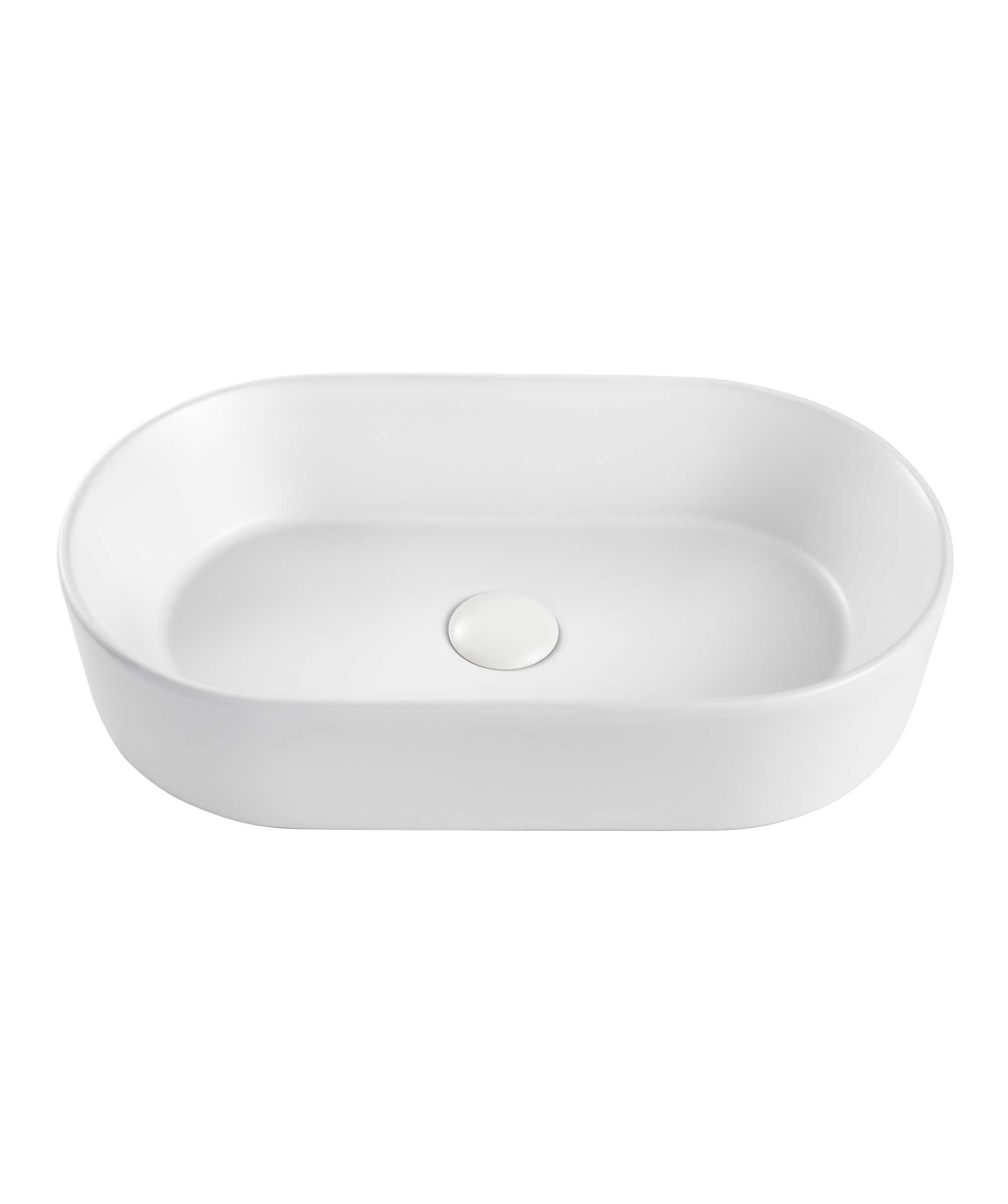 Seima Aurora 530 ceramic basin - White Silk Matte