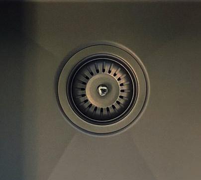 Meir 1.5 Bowl PVD Kitchen Sink 670mm - Gunmetal Black