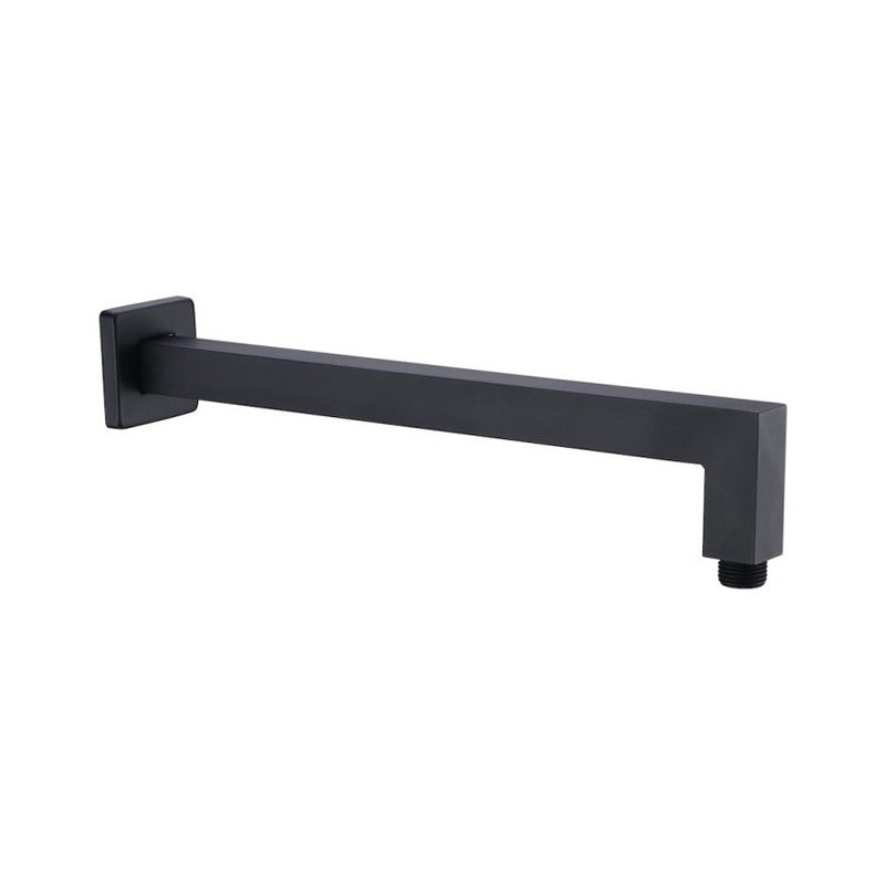 Nero Square Shower Arm Matte Black