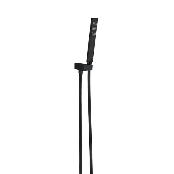 Nero Vibe Square Slim Shower Bracket Matte Black