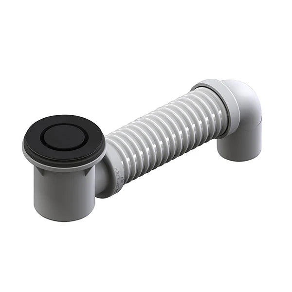 ART Australia Bath Bend Pop Down® and Connector Black Chrome