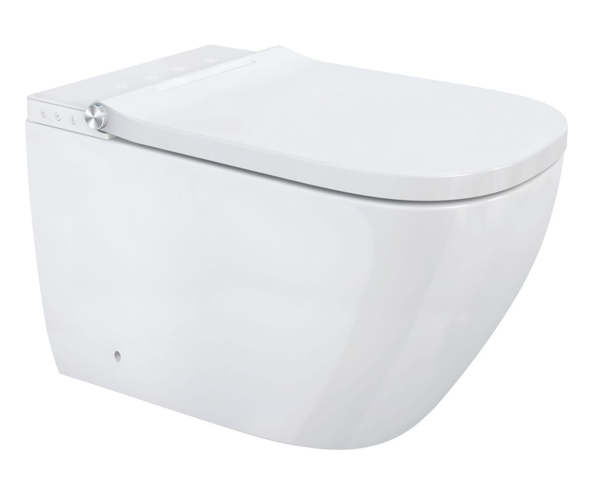 Novus Soft Square Wall Faced Floor Standing Smart Toilet Suite