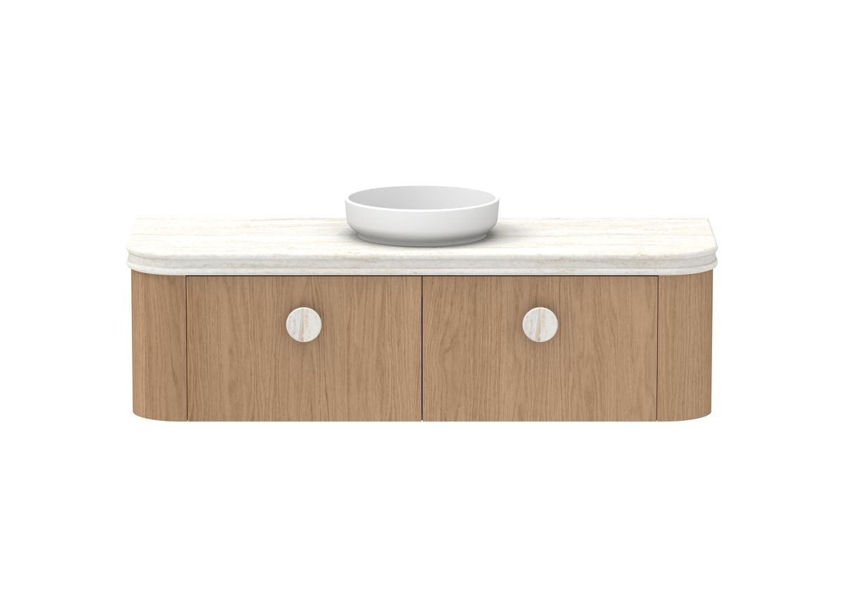 Surry Vanity — 1500mm · Centre Bowl · Boston Oak