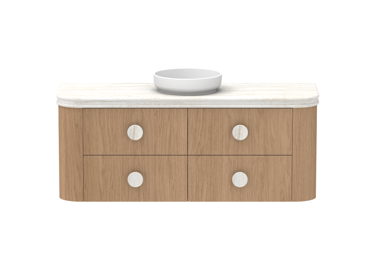 Thea Vanity — 1500mm · Centre Bowl · Boston Oak