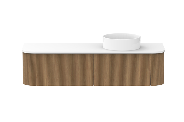 Waverley Vanity — 1500mm · Right Bowl · Prime Oak