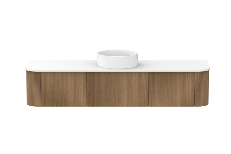 Waverley Vanity — 1800mm · Centre Bowl · Prime Oak