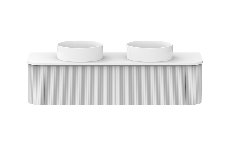Waverley Vanity — 1500mm · Double Bowl · Ultra White
