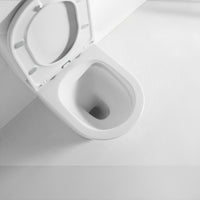 Ovia Rimless London Back-to-Wall Toilet Suite - Gloss White