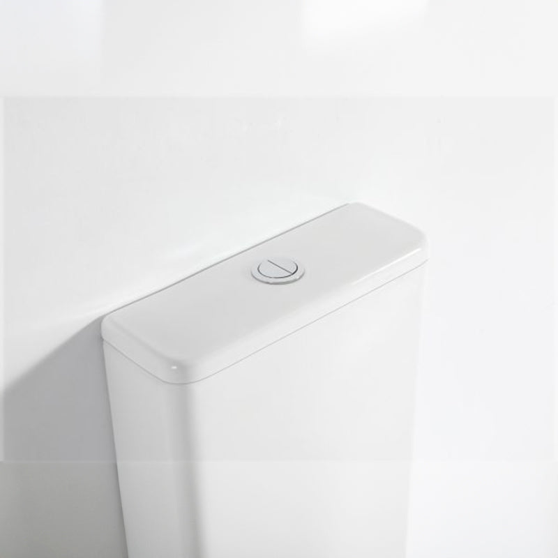Ovia Rimless London Back to Wall Toilet Suite Gloss White