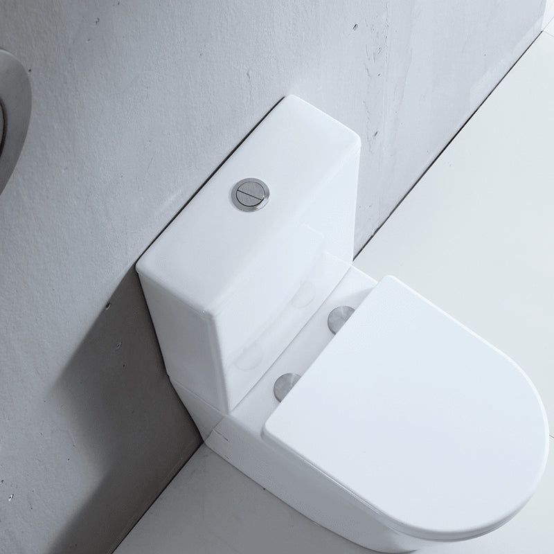 Ovia Rimless London Back to Wall Toilet Suite Gloss White