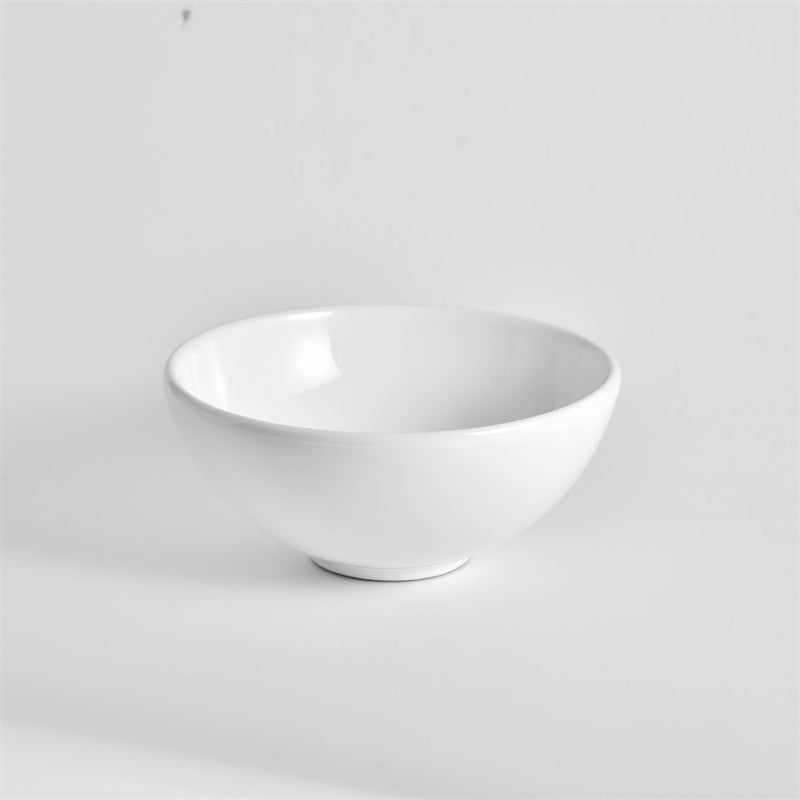 Claya Round Bowl Matte White Ceramic Basin