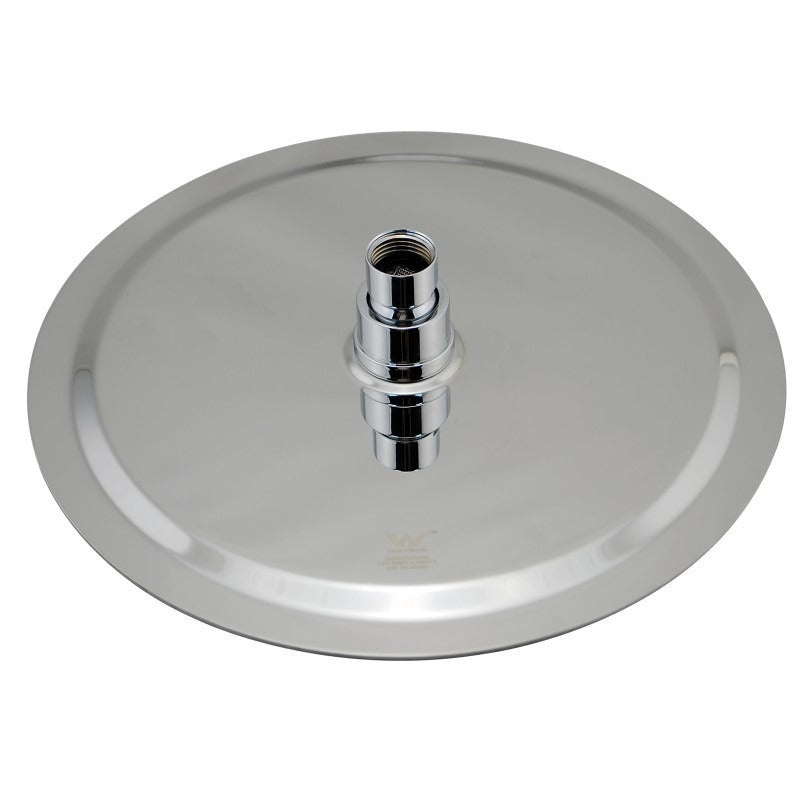 Aquaperla 250mm 10" Stainless Steel 304 Chrome Super-slim Round Rainfall Shower Head