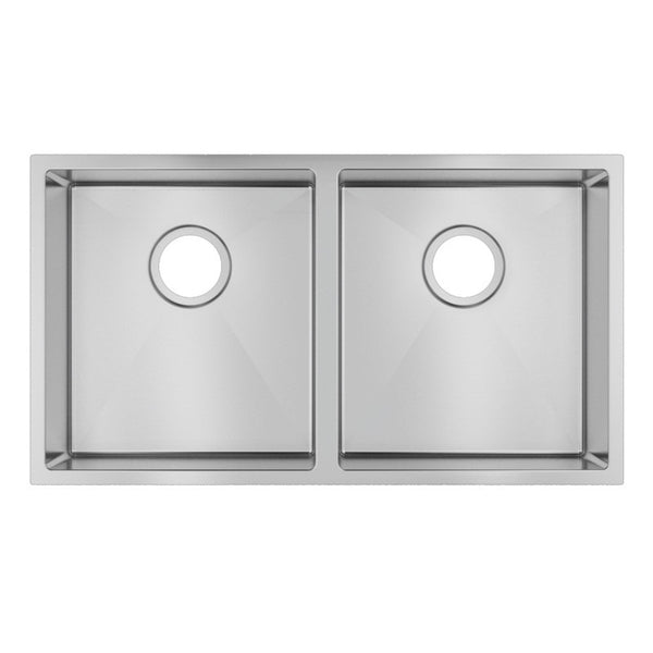 820x457x230mm 1.2mm Handmade Top/Undermount Double Bowls Kitchen Sink Stainless Steel 304