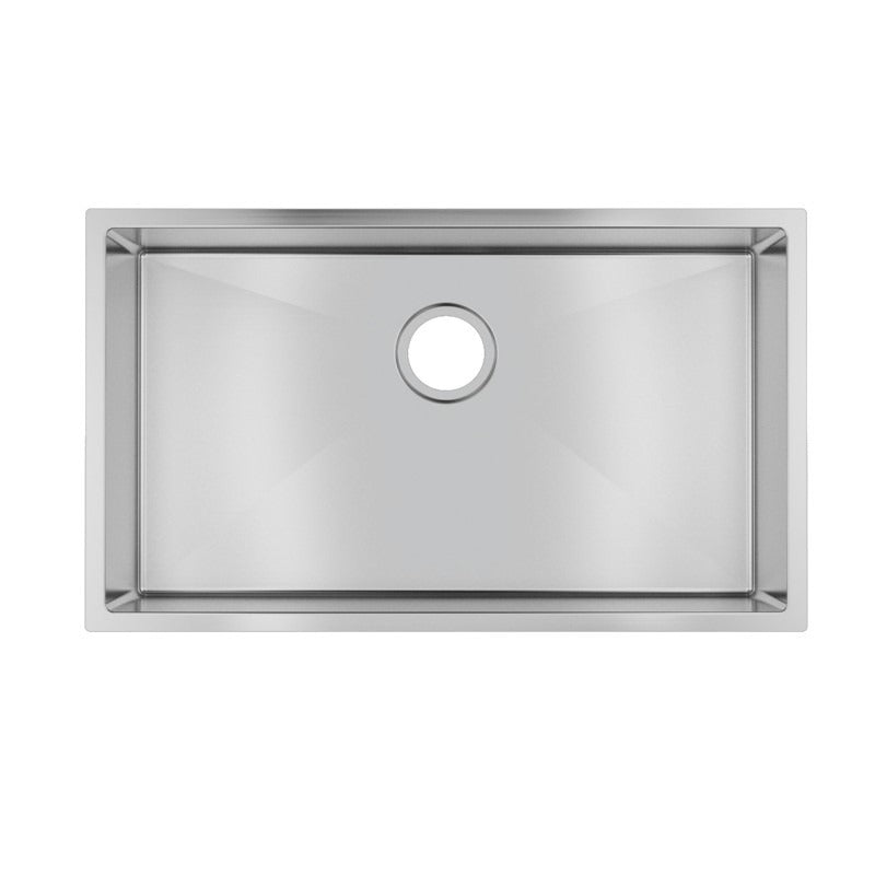 762x457x254mm 1.2mm Handmade Single Bowl Top/Undermount Kitchen/Laundry Sink