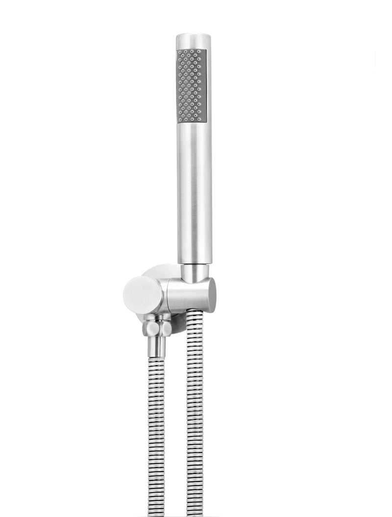 Ovia Chrome Milan Slim Microphone Hand Shower on Swivel Bracket Single Function
