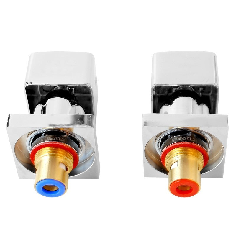 Ottimo Chrome Cubic Shower Wall Taps