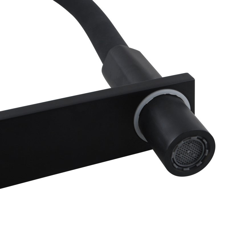 Aquaperla Ottimo Electroplated Black 360° Swivel Kitchen Sink Mixer Tap Solid Brass Faucet