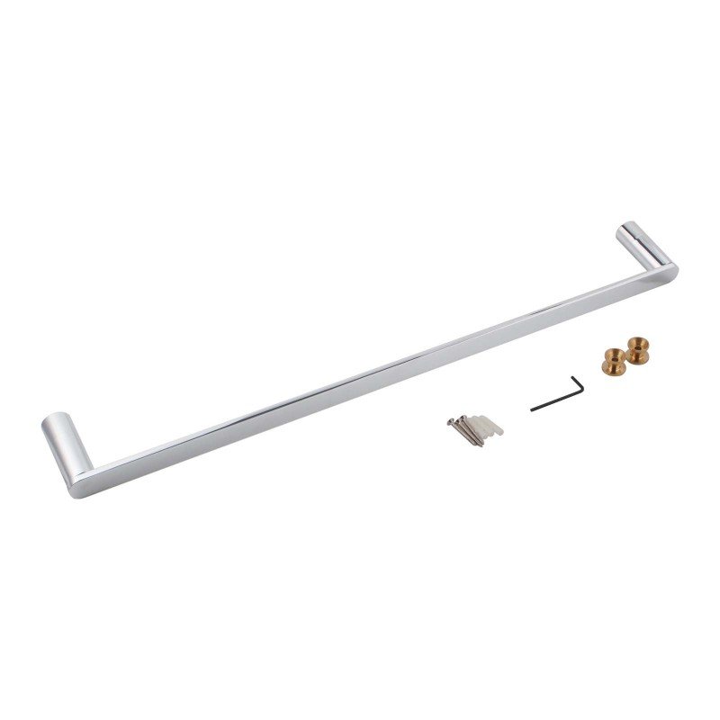 Rumia Chrome Single Towel Rail 600mm Stainless Steel 304 Wall Mounted