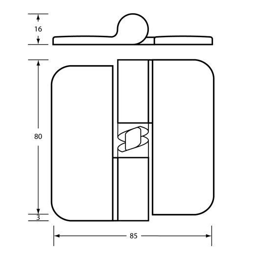 Metlam Antimicrobial 106c Hinge