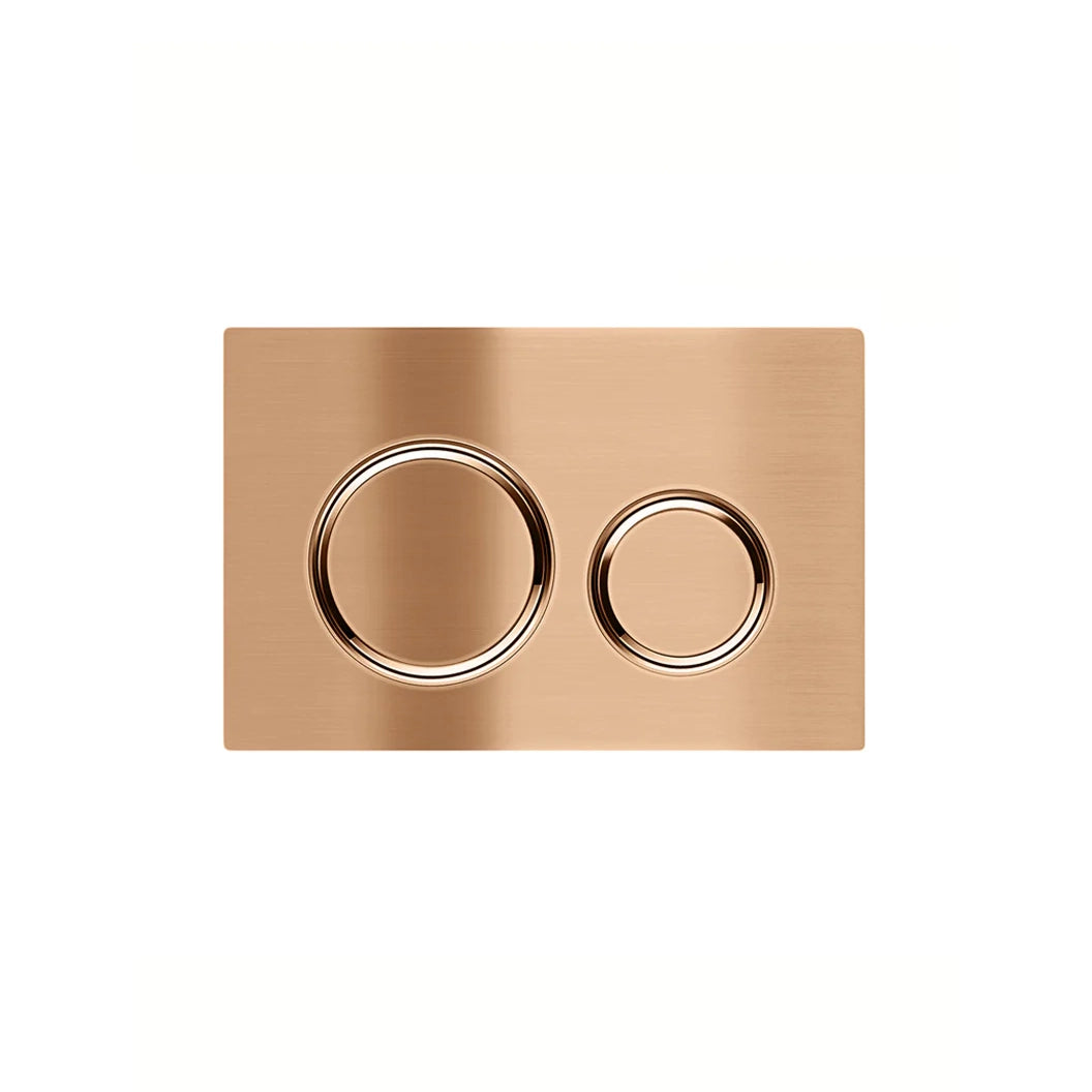 Meir SIgma 21 Dual Flush Plates for Geberit, Lustre Bronze