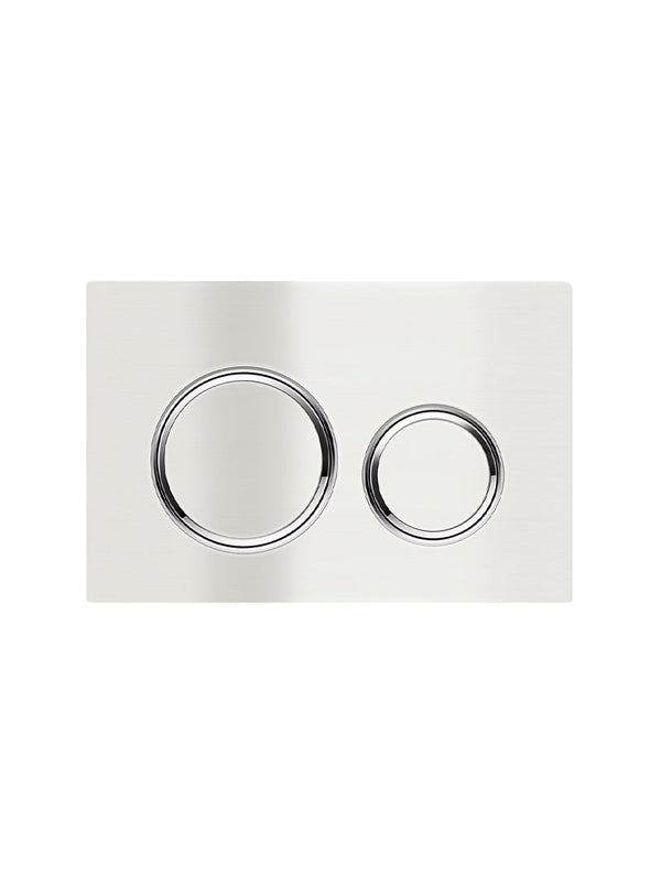 Meir Sigma 21 Dual Flush Plates to Suit Geberit - Warm Brushed Nickel