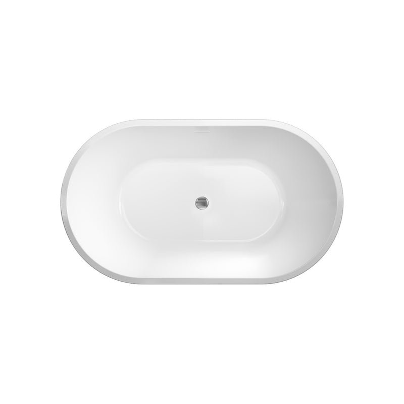 Ovia Oval 1200mm Milan Freestanding Bath Tub Gloss White