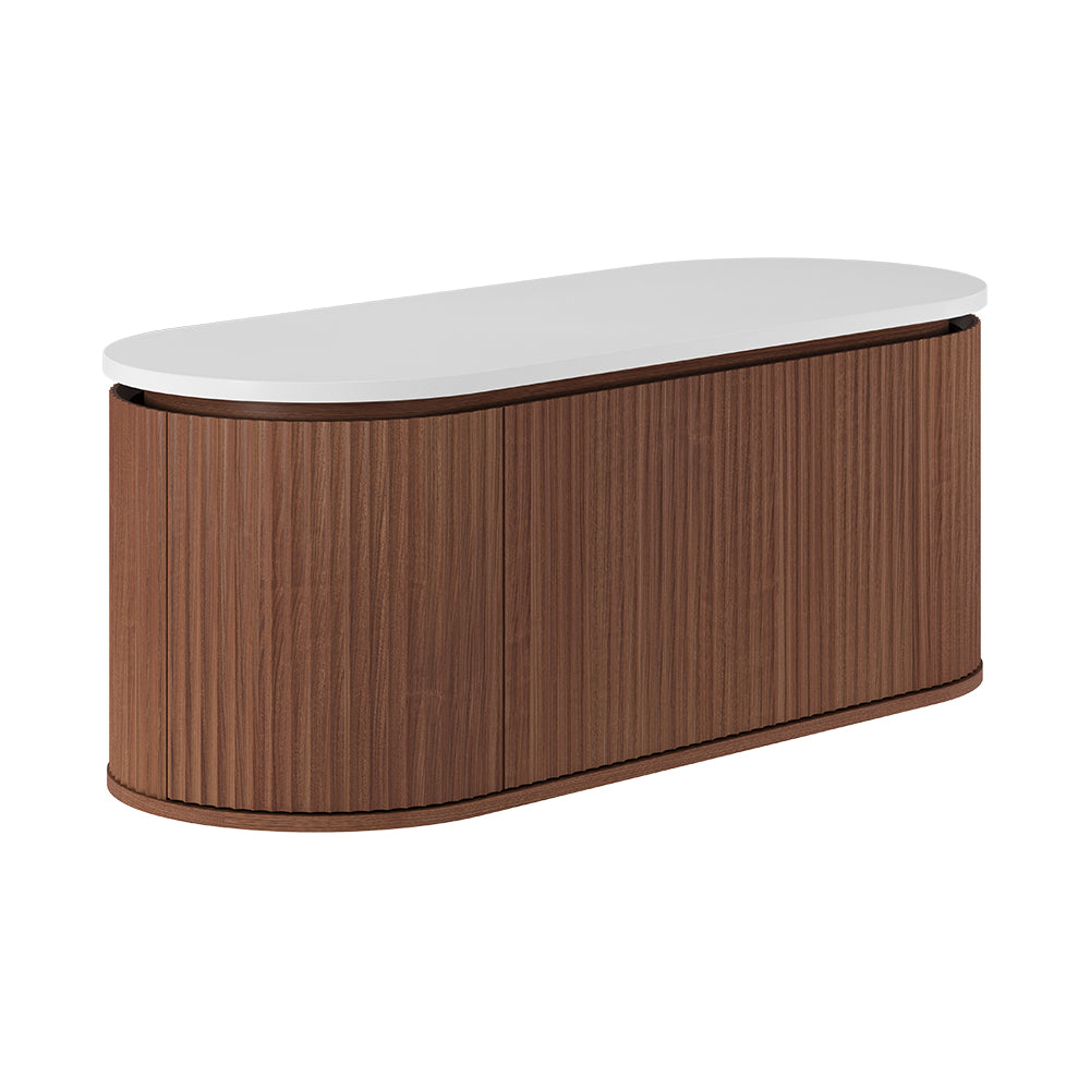 Fienza Empire Pill Walnut 1200 Wall Hung Cabinet Only