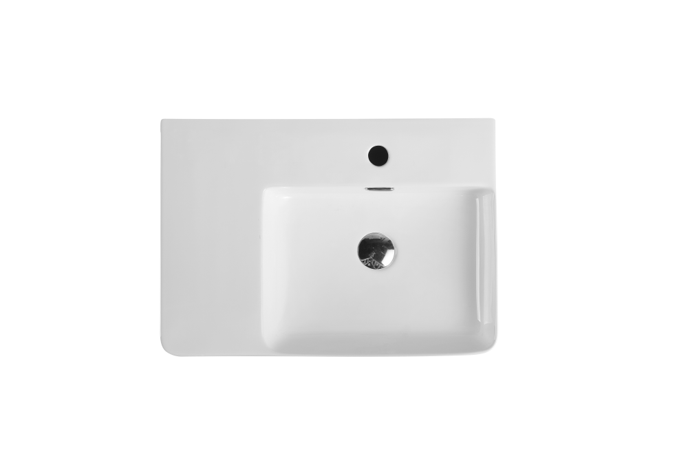 Mercio VENTO 60ML Rectangular Left Hand Wall Hung Basin